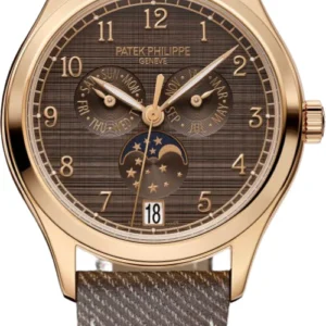 Patek Philippe Complications 38mm Annual Calendar Moon Phases Rose Gold Chestnut Satin Dial - 4946R-001 - 2025