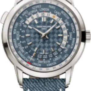Patek Philippe Complications World Time Date White Gold Blue-Gray Dial | 5330G-001