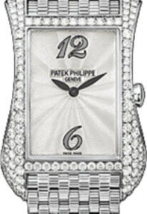 Patek Philippe Gondolo Serata Quartz White Gold Diamond Bezel Mother of Pearl Dial | 4972/1G-001